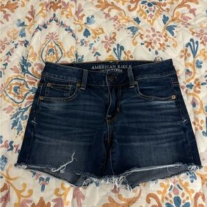 American Eagle Outfitters Dark Blue Jean Shorts